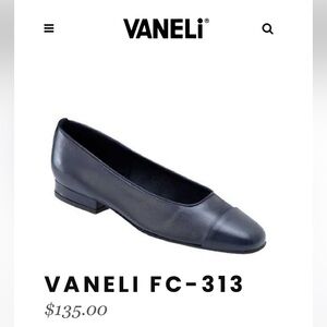 NWOB VANELi black cap-toe ballet flats